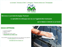 Tablet Screenshot of lavage-auto-ecologique.com